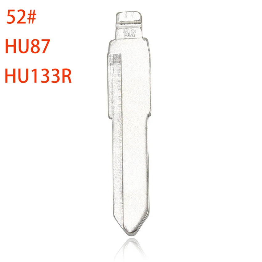 10/20/30/50шт 52 # HU87 HU133R Металлический Неразрезной Пустой Флип-Дистанционный Ключ для Suzuki Swift для Keydiy KD Xhorse VVDI JMD # 52