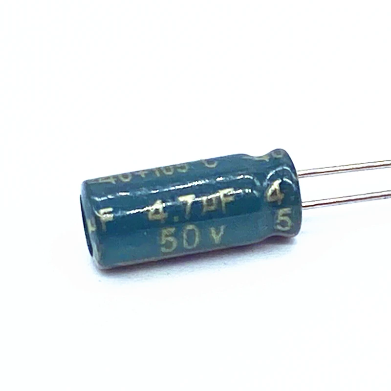 1000 шт./лот высокочастотный низкоомный алюминиевый электролитический конденсатор 50 В 4,7 МКФ, размер 5 * 11 4,7 МКФ, 50 В 20 В%