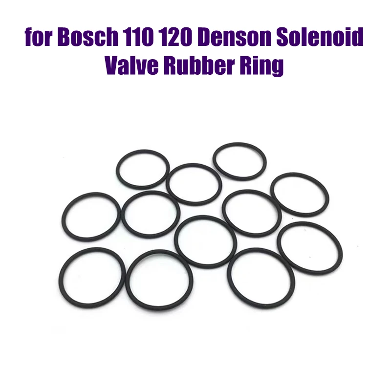 12шт для Электромагнитного клапана Bosch 110 120 Denson Резиновое кольцо Компоненты Электромагнитного клапана дизельной Форсунки Common Rail