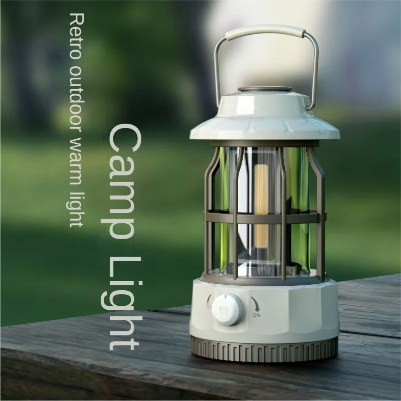 2023 Открытый фонарь для кемпинга, Крючок для кемпинга, фонарь для кемпинга, Атмосферный ночник, Портативный прожектор, USB-зарядка, Ретро-фонари для кемпинга