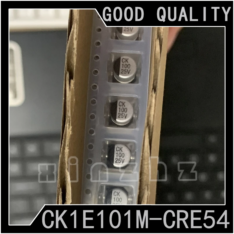 20ШТ CK1E101M-CRE54 CK1E101M SMD Алюминиевый Электролитический Конденсатор 100 МКФ 25В 6.3 * 5.4