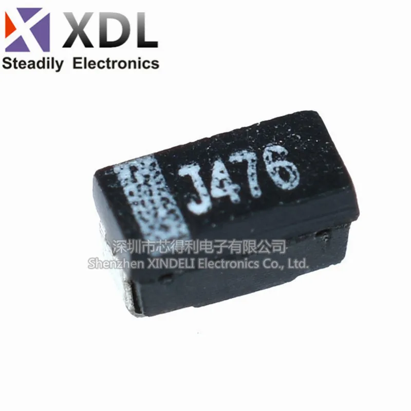 20ШТ SMD танталовые конденсаторы 6V 47UF 6.3 V A J476 черная емкость
