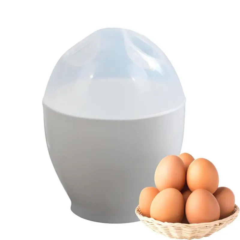 2шт Микроволновая печь Маленькие Яйцеварки Удобная Кухонная Форма для приготовления яиц Бойлер Портативная Кофеварка Прочная Чашка для приготовления яиц на пару