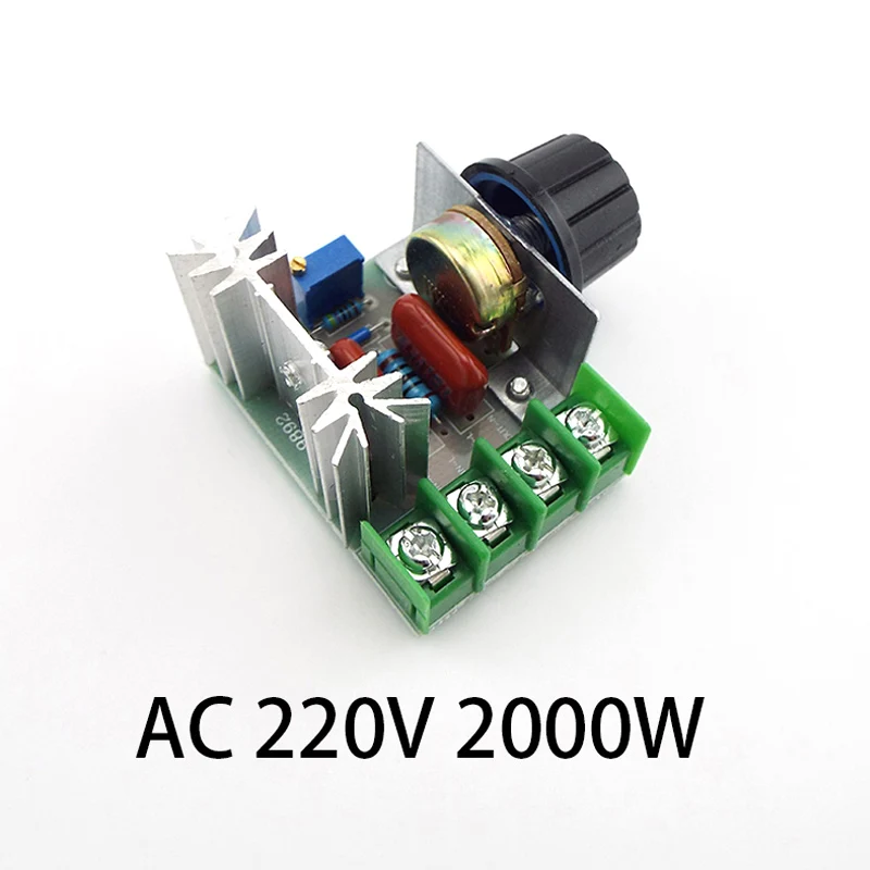 AC 220V 2000W SCR Регулятор напряжения Затемнения Диммеры Регулятор скорости мощности Термостат