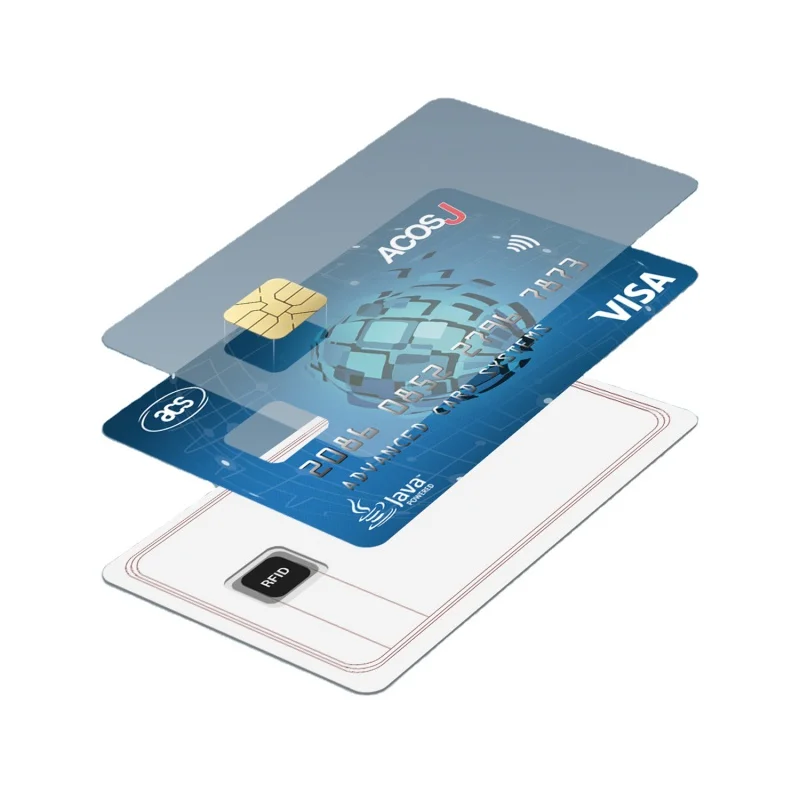 ACS ACOSJ-V Custom 60KB printing NFC programmer Bank Contact С Двойным Интерфейсом EMV-чипа unfused Jcop J2a040 Java Smart credit Card