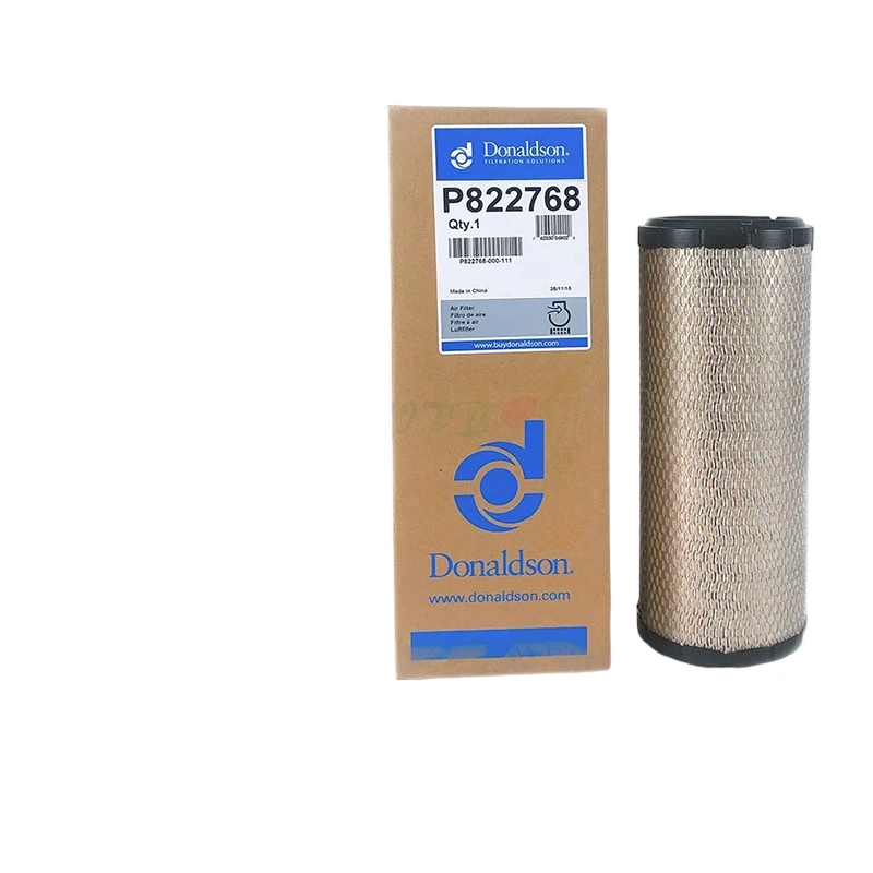 Donaldson Genuine P822768 подходит для упаковки экскаваторов, таких как универсальный воздушный фильтр для моделей Yangma