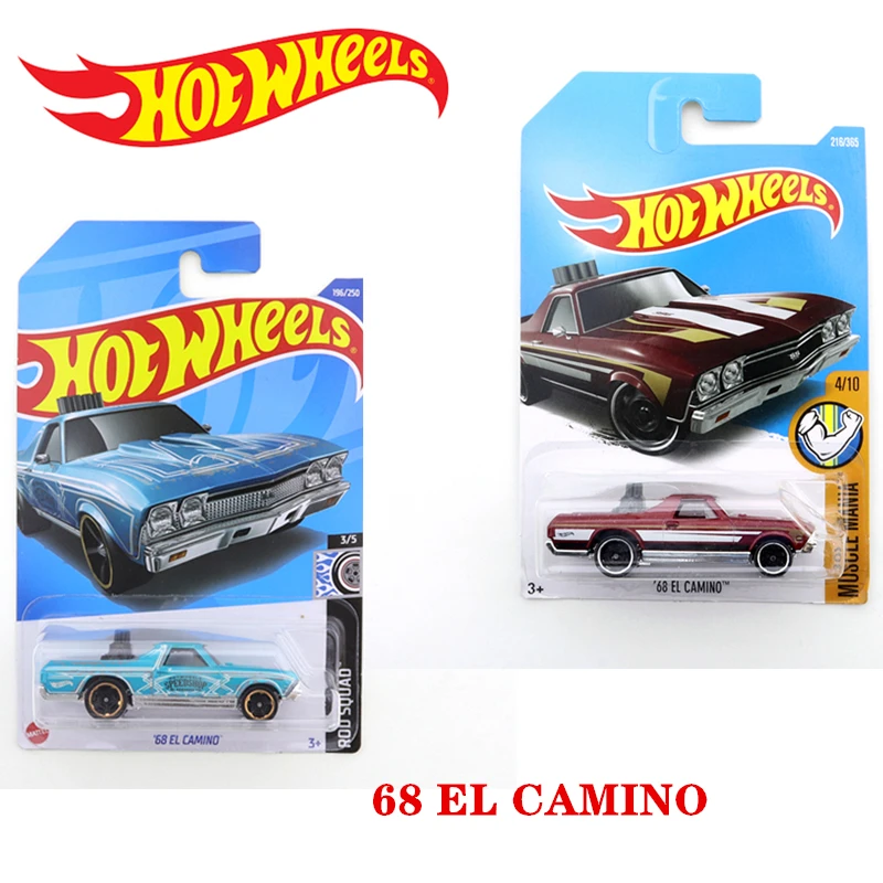 Hot Wheels 68 EL CAMINO Mini Литая под давлением модель автомобиля 1/64 из металла, детские игрушки в подарок