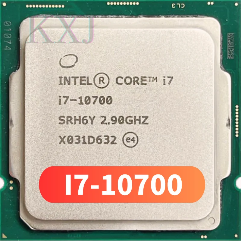 Intel Core i7-10700 НОВЫЙ восьмиядерный 16-потоковый процессор i7 10700 с частотой 2,9 ГГц L2 = 2 М L3 = 16 М 65 Вт LGA 1200 новый, но без вентилятора