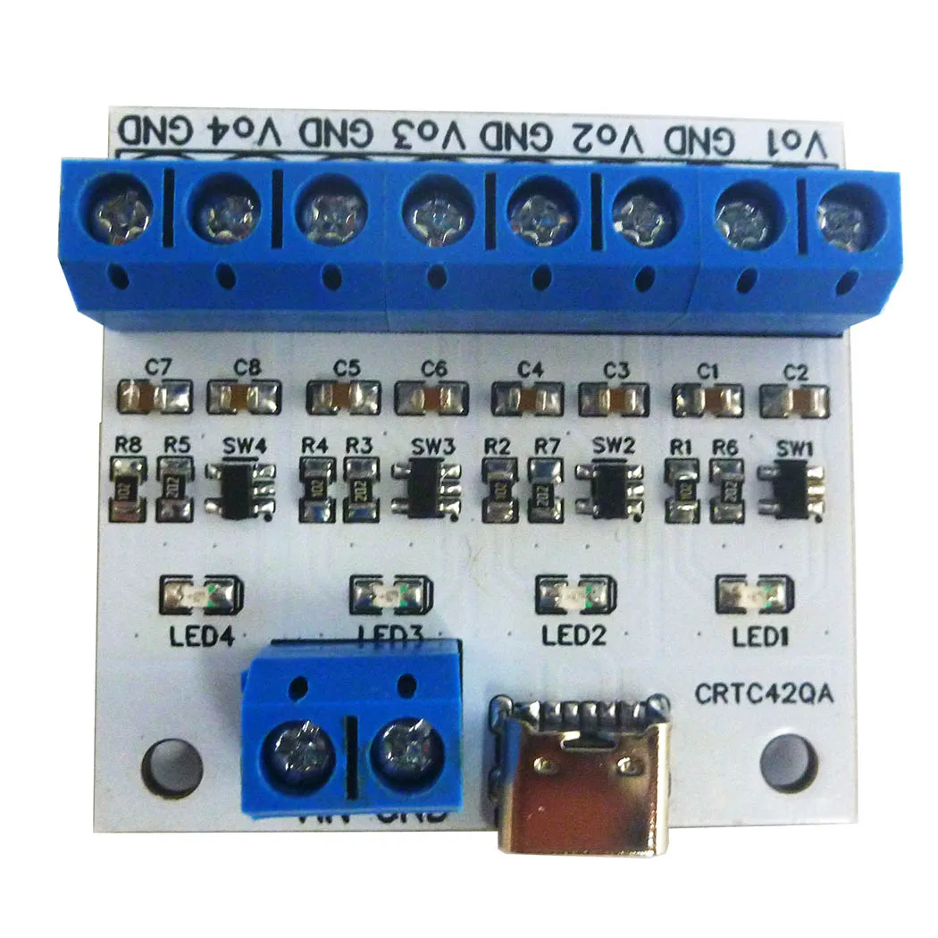 LiPo Polymer 4CH TYPE-C USB 3,7 V 4,2 V Литий-Ионный Модуль Зарядного Устройства Для Arduino power bank esp32 esp8266 raspberry pi 4