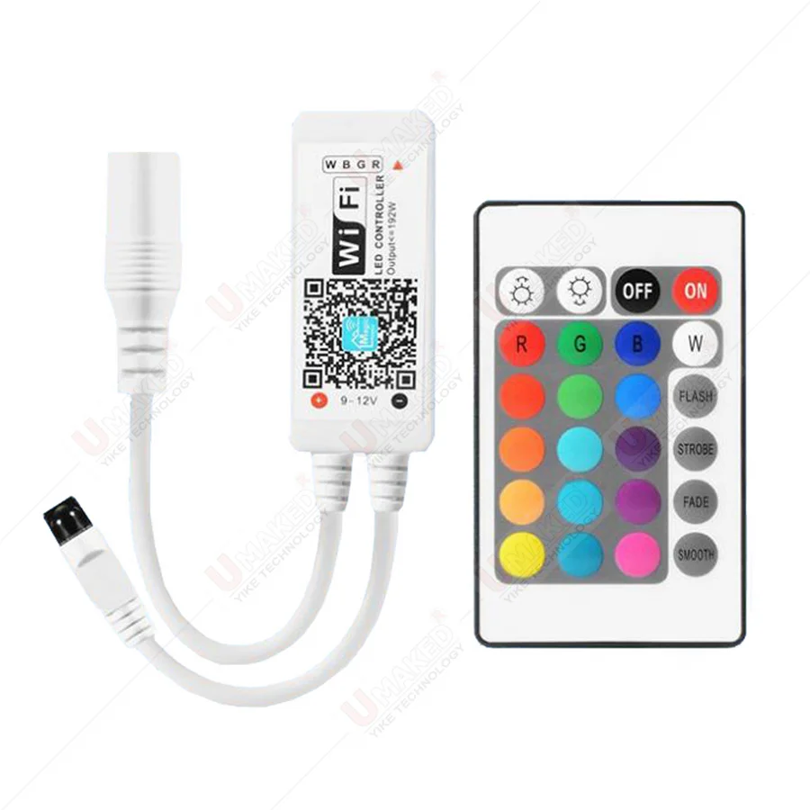 RGB светодиодная лента WIFI контроллер DC 5-24 В Приложение LED контроллер 24-клавишный смарт-пульт дистанционного управления ИК для подсветки полосы RGBW подсветка телевизора 5Pin