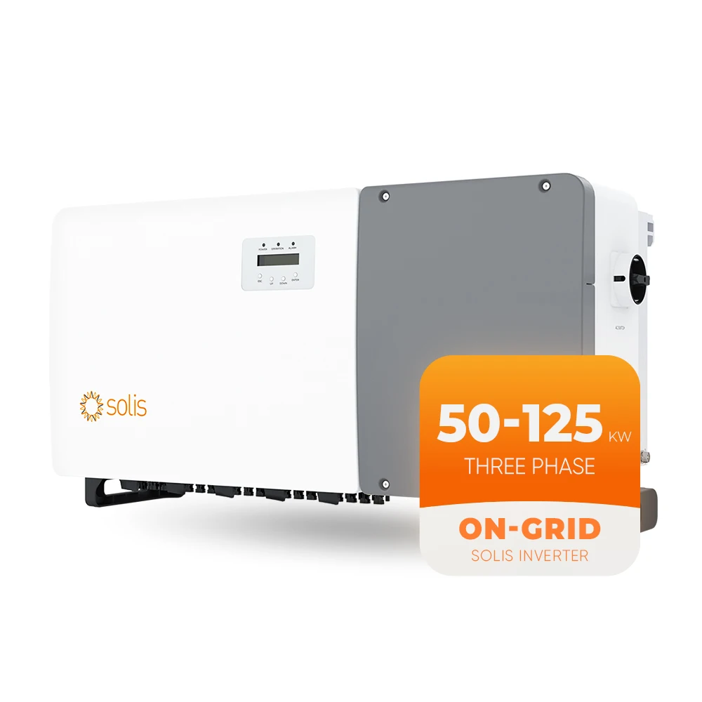 Solis 5G Инвертор солнечной энергии с привязкой к сетке 30 кВт 40 кВт 50 кВт 100 кВт 3-фазный инвертор солнечной панели с привязкой к сетке без батареи