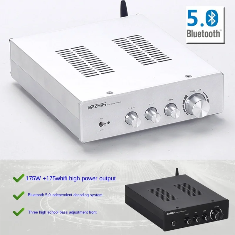 TPA3255 Bluetooth 5.0 Мощный цифровой усилитель мощности, двухканальный Hi-Fi 300 Вт, мощные басы