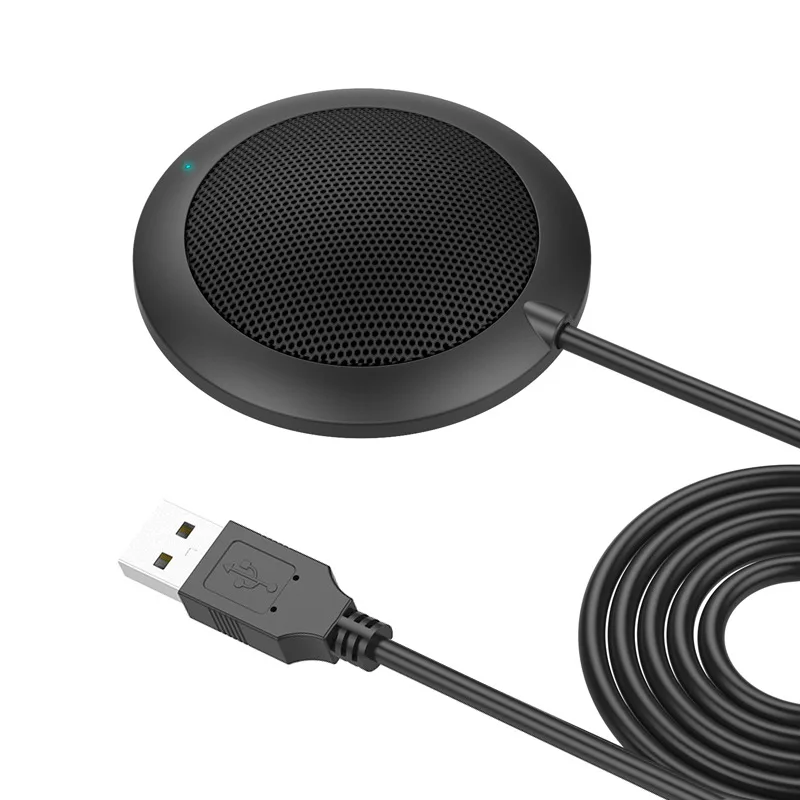 USB-конференц-микрофон Всенаправленный конденсаторный для ПК Mac Микрофоны для видеоконференций, игр, общения в чате