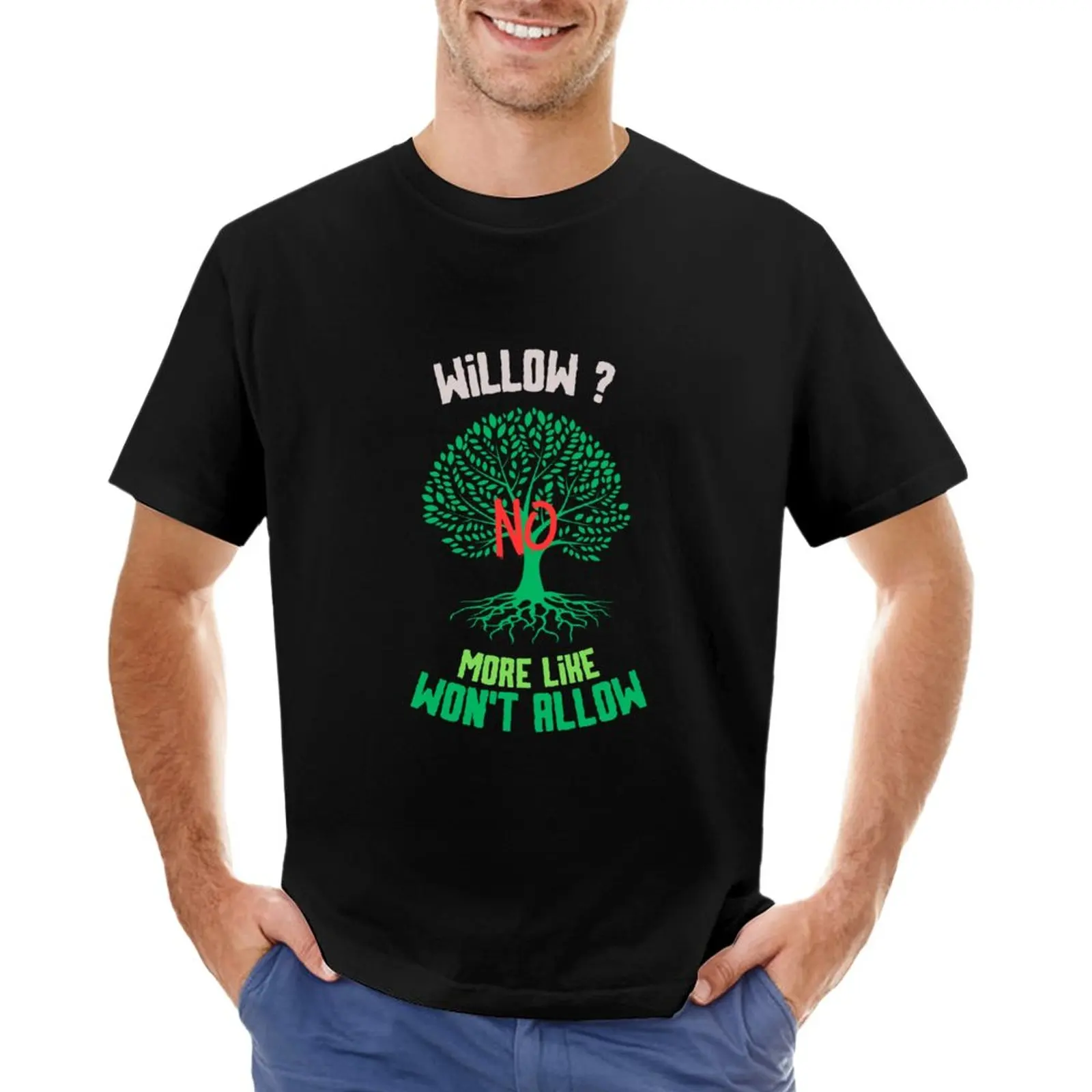 Willow More Like Не позволит носить футболки больших размеров, футболки оверсайз, эстетичную одежду, футболки из хлопка для мужчин