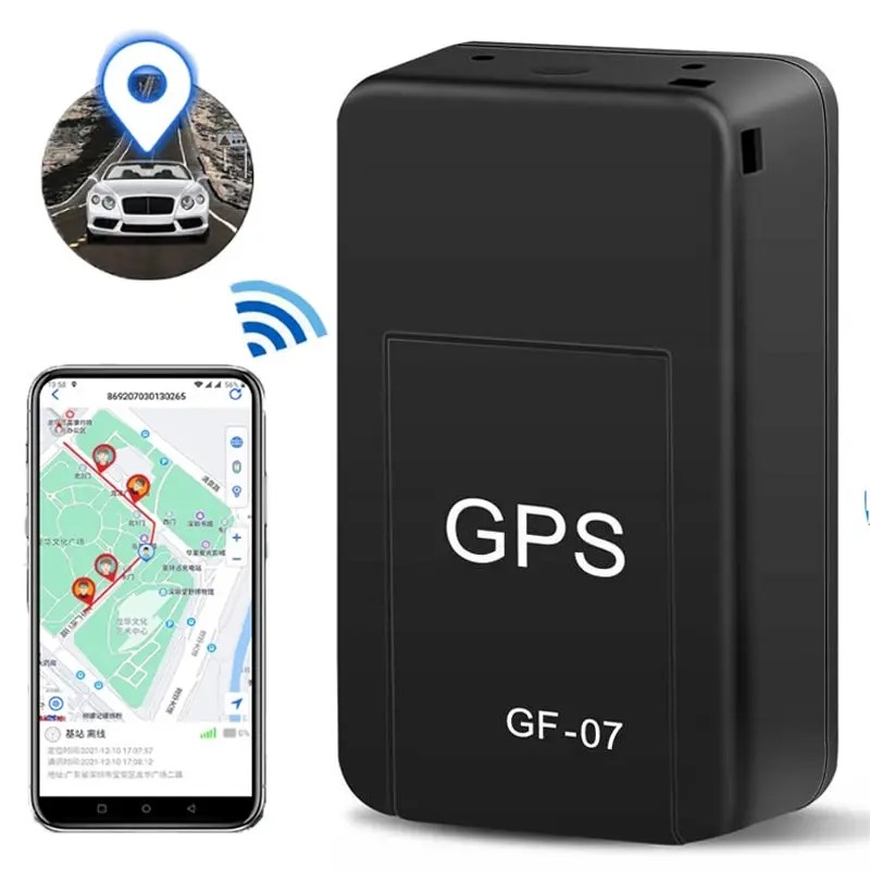 Автомобильный GPS-трекер Mini GF 07 Отслеживание в режиме реального времени Противоугонный Локатор с защитой от потери, Сильное Магнитное крепление, устройство для определения местоположения SIM-карты