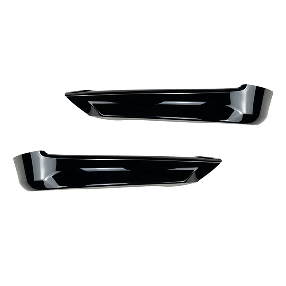 Автомобильный Глянцевый Черный Передний бампер, накладка на угол для губ, Нижний протектор, Сплиттер, спойлер для E90 E91 320I 330I 2005-2008