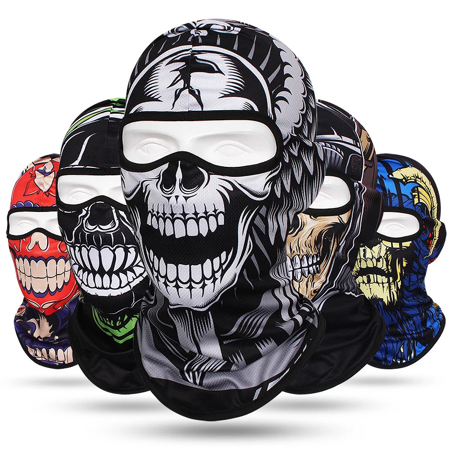 Балаклава Мужская маска из ледяного шелка, велосипедные кепки, чехол для сноуборда, Мотоциклетный Велосипедный шлем, капюшон, Бандана, шарф, Дышащий, Ветрозащитный