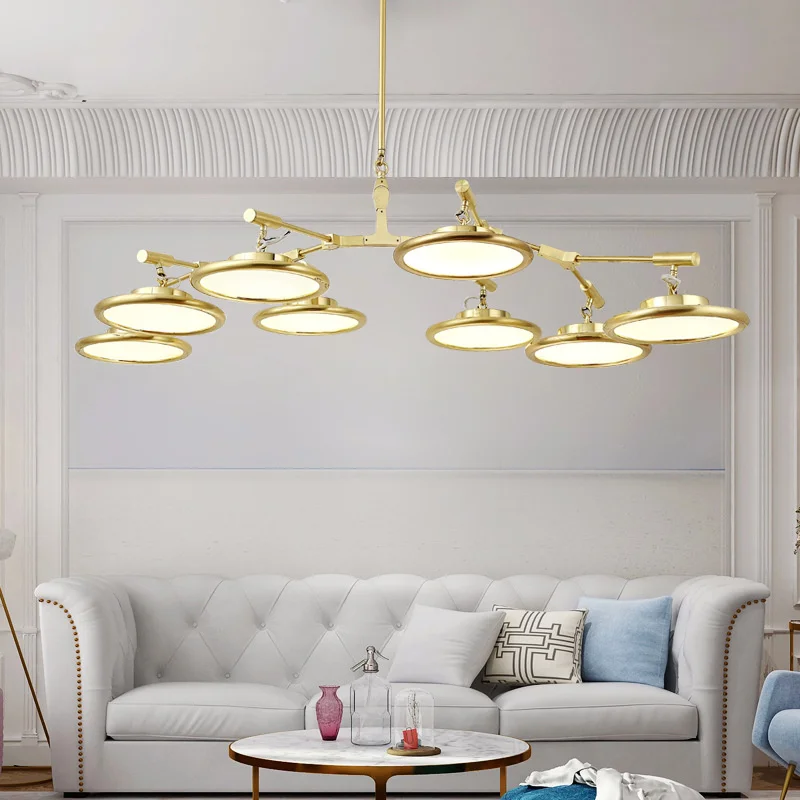 винтажный светодиодный светильник с хрустальным покрытием потолочный светильник для дома deco deco maison роскошная дизайнерская люстра для кухни