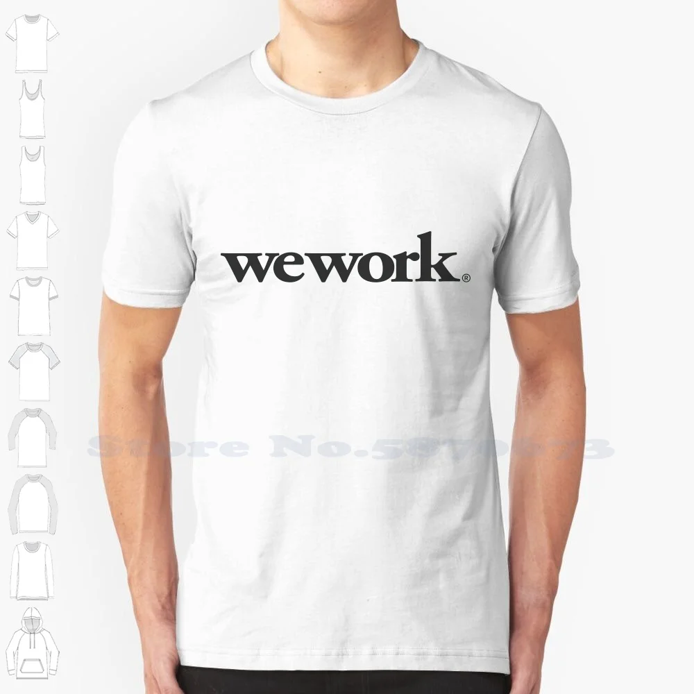 Высококачественные футболки Wework, модная футболка, новая футболка из 100% хлопка