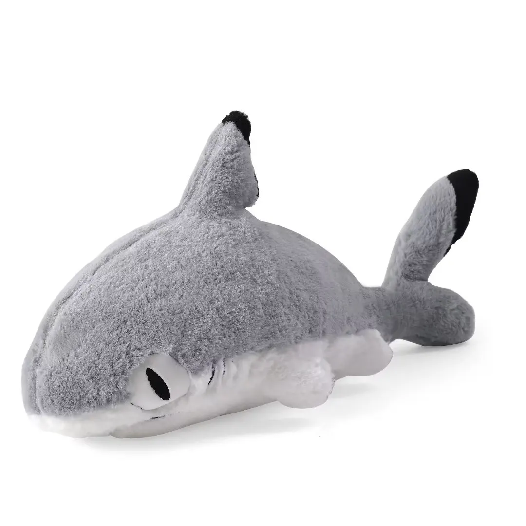 Гигантская плюшевая подушка с акулой, мягкая мягкая игрушка-кошка-акула, забавный подарок для детей, декор комнаты для мальчиков и девочек