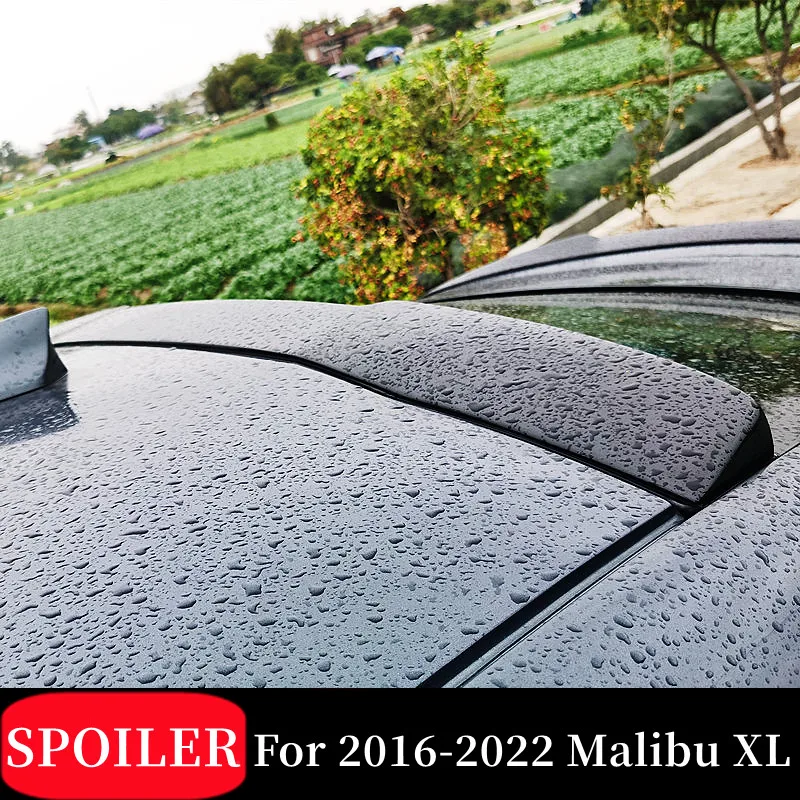 Для 2016-2023 Chevrolet Malibu XL Заднее Окно На Крыше Крышка Багажника Автомобильный Спойлер Крылья Черный Карбоновый Внешний Тюнинг Аксессуары Часть