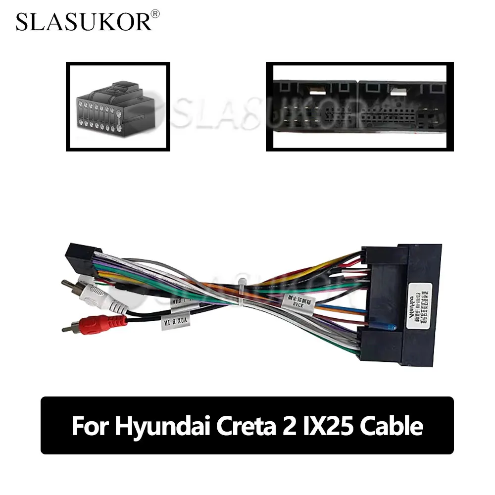 Для Hyundai Creta 2 IX25 IX 25 2020 2021 кабельный экран Аудио рамка приборной панели автомобиля ABS