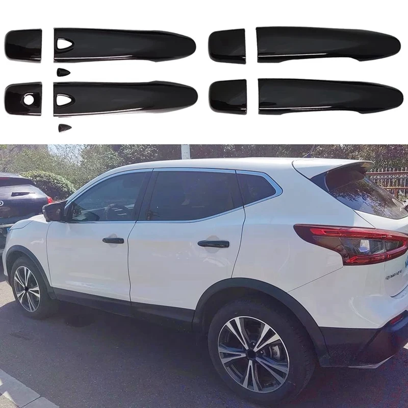 Для Nissan Murano 2015-2023 Rogue 2014-2019 Maxima 2016-2023 Детали Отделки Внешней Дверной ручки и Аксессуары (Ярко-черный)