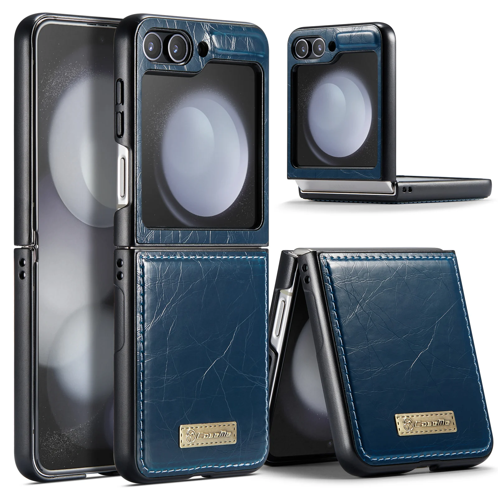 для samsung flip5 Противоударная Роскошная Кожаная Сумка Coque Case для Samsung Galaxy Z Flip 5 Flip5 5G Zflip5 Аксессуары Для Телефонов