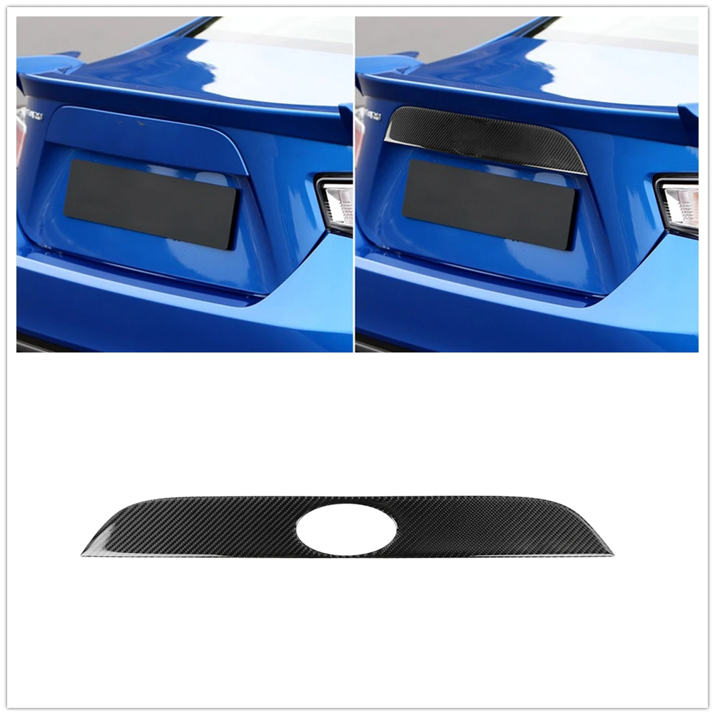 Для Subaru BRZ Toyota 2013-2020, накладка на заднюю крышку багажника, накладка на крышку багажника, наклейка из углеродного волокна для литья под давлением
