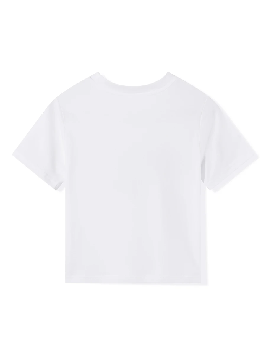 Женские мини-обтягивающие футболки FOMOYUU с коротким рукавом, одежда для девочек, летний укороченный топ Y2k с графическим принтом для девочек-подростков