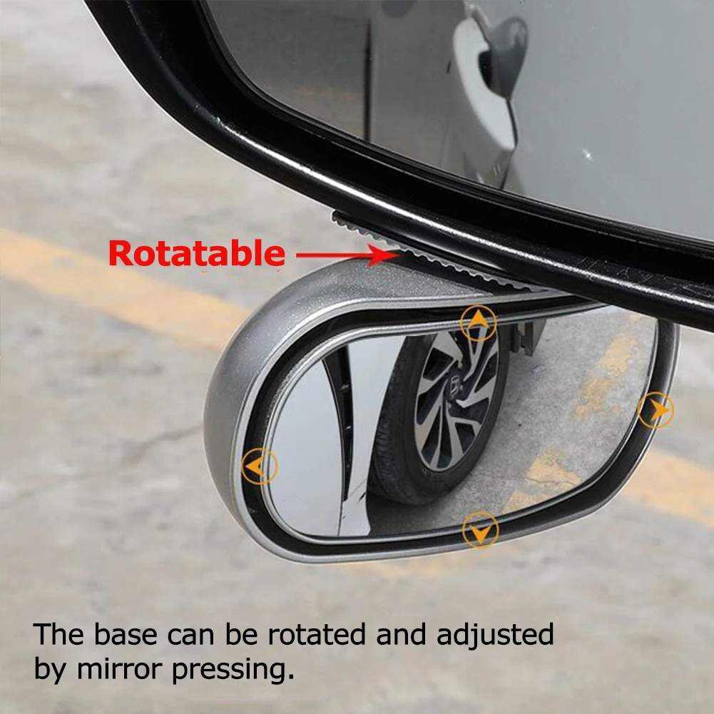 Зеркало заднего вида автомобиля, зеркала для слепых зон, Водонепроницаемые, шириной 360 градусов, Помощь при парковке, Безопасность заднего вида