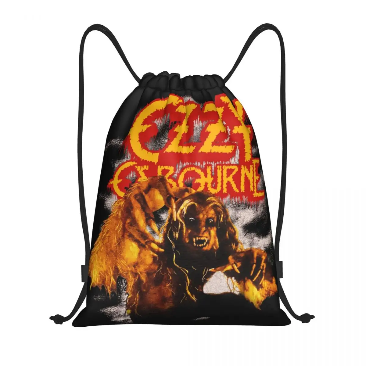 Изготовленные на заказ сумки Prince Of Darkness Ozzy Osbourne на шнурках для покупок, рюкзаки для йоги, хэви-метал-группа, рок-спорт, рюкзак для спортзала