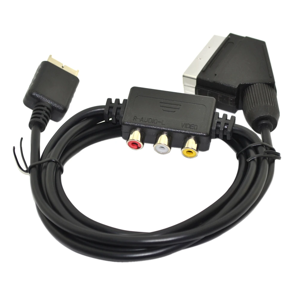 Кабель Scart AV Аудио Видео Шнур для playstaion 2 3 для PS2 для PS3 видео кабель с AV коробкой