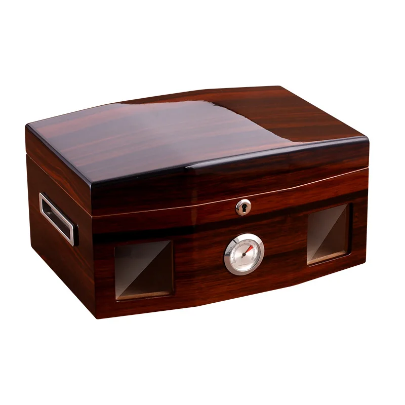 Коробка хьюмидора для сигар HANNICOOK кедровая коробка для сигар с глянцевой фортепианной краской коробка хьюмидора коробка для сигар
