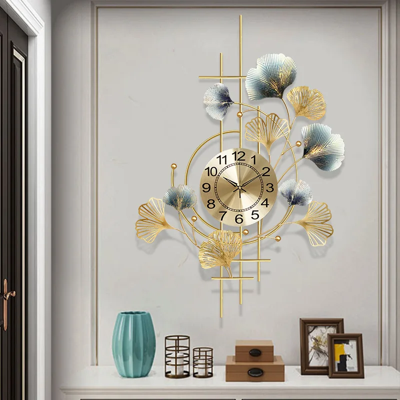 Легкие роскошные настенные часы для гостиной, модные часы для дома, часы для украшения стен в кабинете, часы для настенных часов, креативное украшение часов