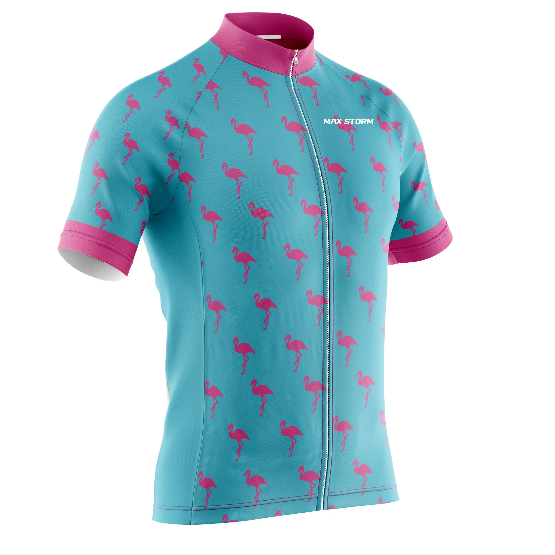 Мужская велосипедная одежда 2023 года flamingo С коротким рукавом Горный велосипед MTB Дорожный велосипед Одежда Дышащая быстросохнущая светоотражающая полоса