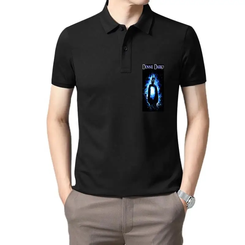 Мужская одежда для гольфа Donnie Darko V2, постер фильма Джейка Джилленхола Dtg, черная футболка-поло всех размеров для мужчин