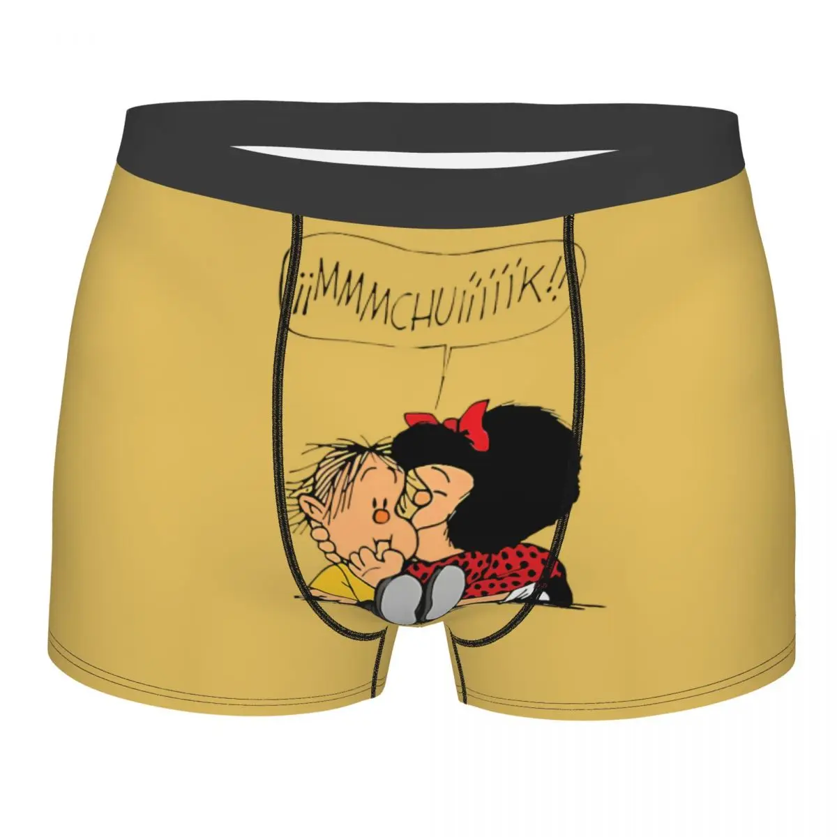 Мужские трусы-боксеры Chuik, трусы Аниме Mafalda, Дышащие, высококачественные подарки на день рождения
