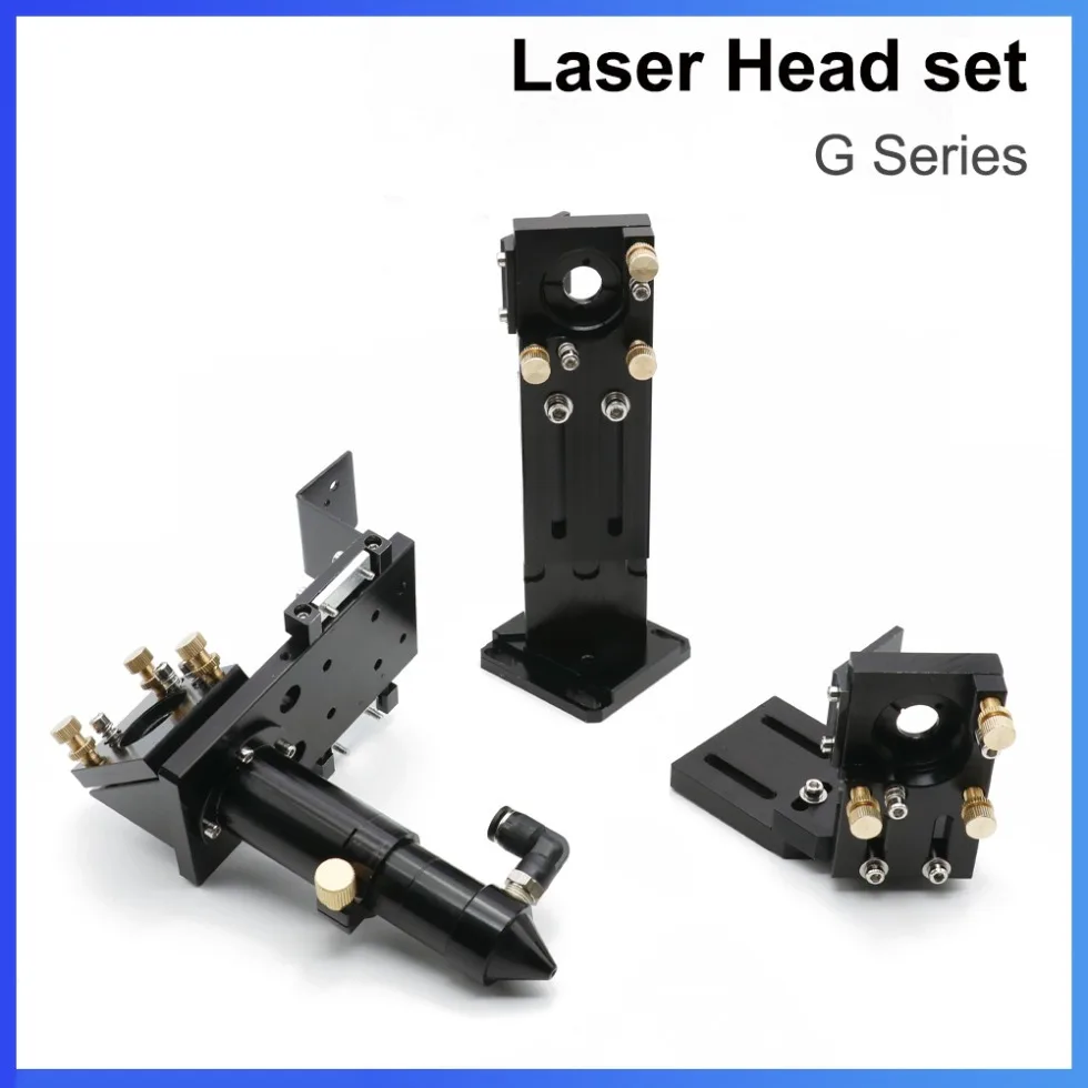 Набор CO2-лазерных головок серии G Диаметр зеркала 30 мм и объектива 25 мм Фокусное расстояние 63,5 и 101,6 мм для высокой мощности