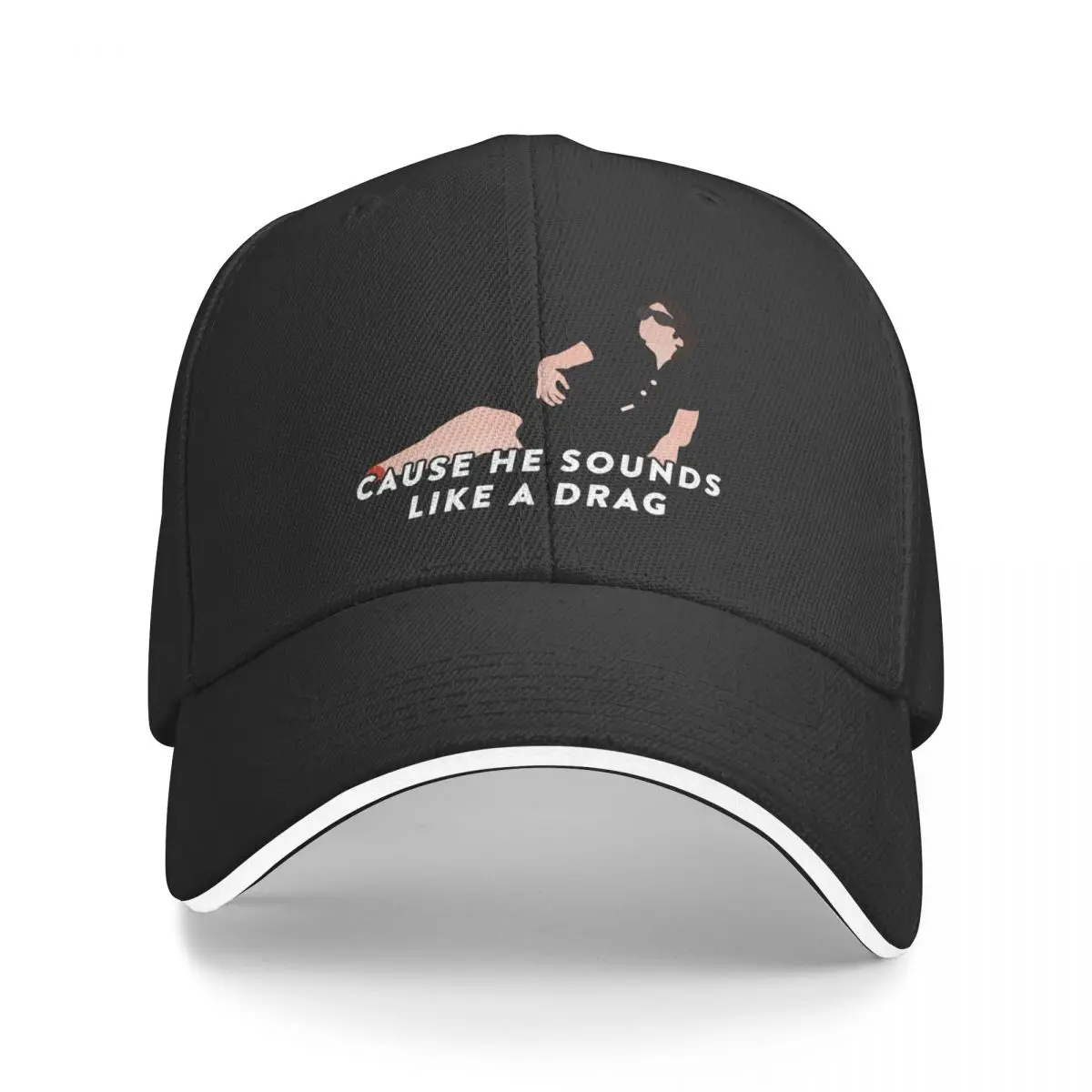 Новая бейсболка cause he sounds like a drag, шляпа роскошного бренда, солнцезащитная шляпа-дерби, кепка для женщин и мужчин