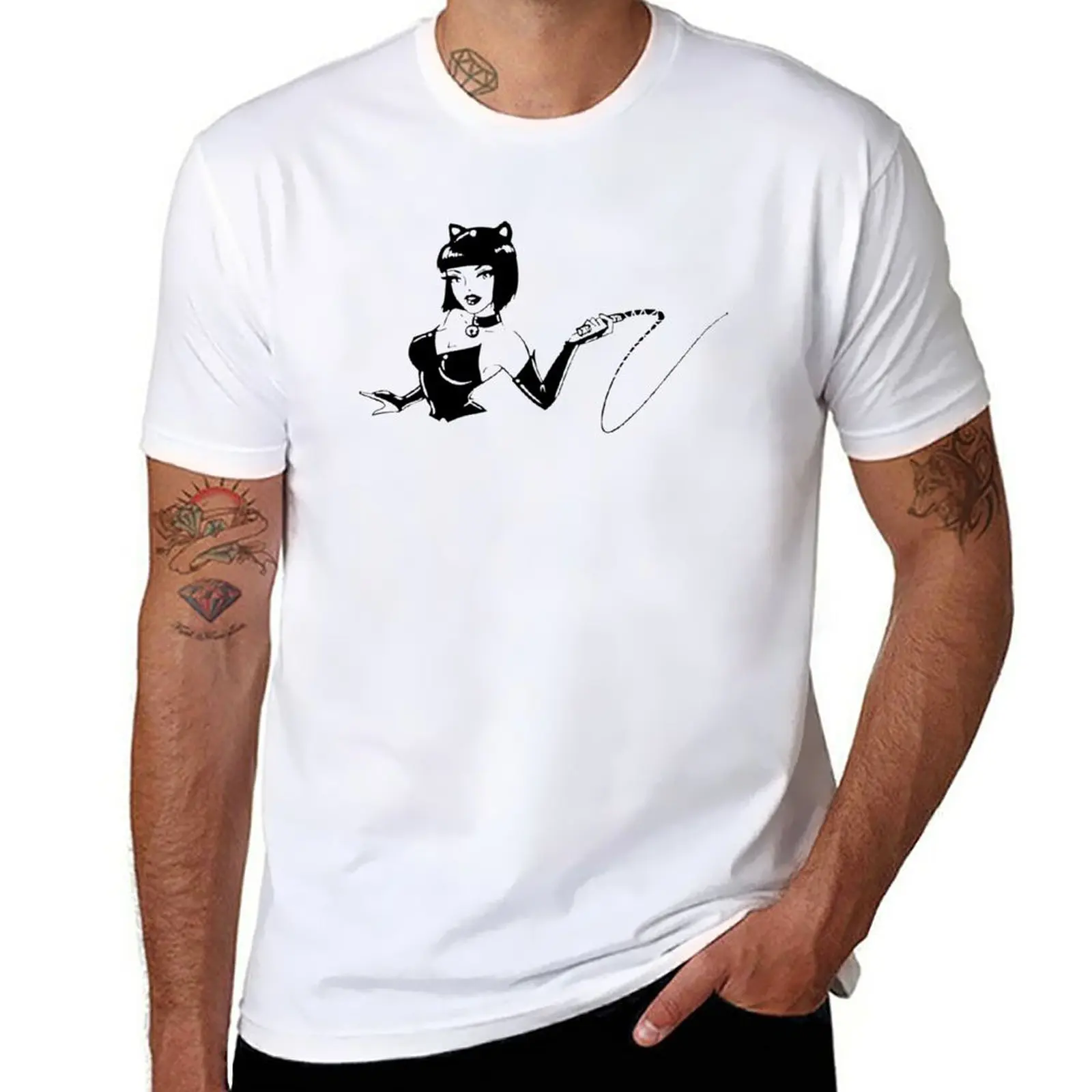 Новая футболка Dominatrix, футболки с коротким рукавом, мужская футболка большого размера, быстросохнущая футболка, мужские футболки с длинным рукавом