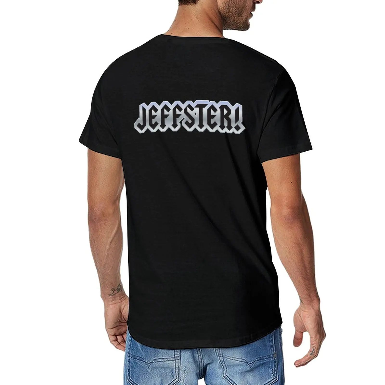 Новая футболка Jeffster tribute band от Chuck TV show, милая одежда, топы, одежда kawaii, мужские футболки с длинным рукавом