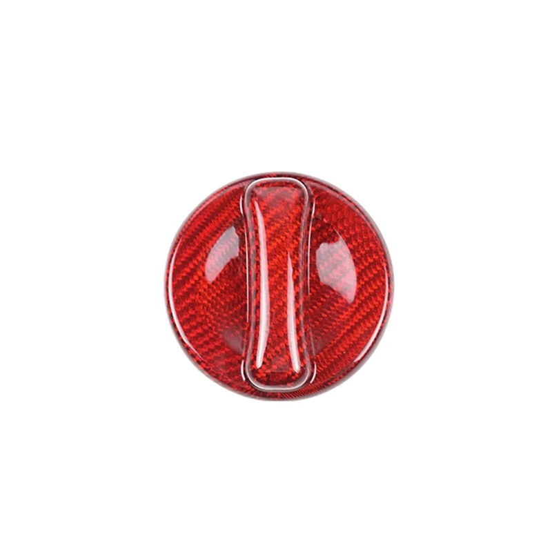 Отделка Крышки Топливного бака Автомобиля Из Настоящего Углеродного Волокна, Универсальная Крышка Для Запасных Частей Mercedes Benz (Красный)
