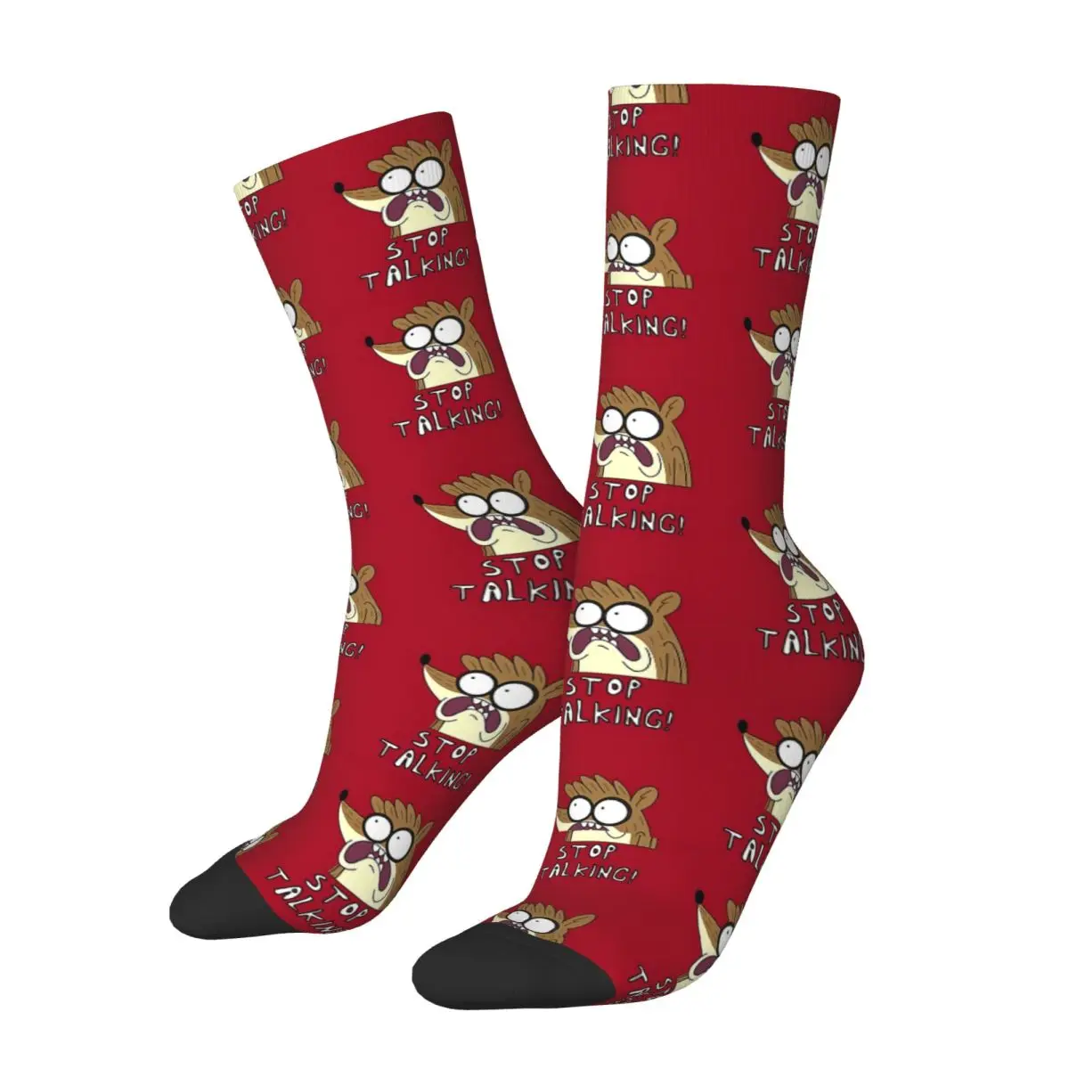 Перестаньте болтать Зимние носки унисекс Теплые Счастливые носки в уличном стиле Crazy Sock