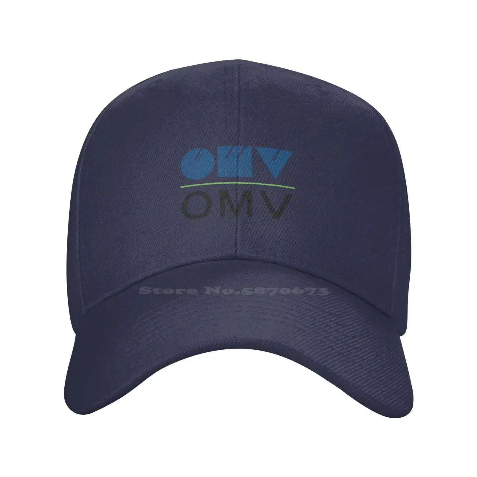 Печатный графический логотип Omv, высококачественная джинсовая кепка, вязаная шапка, бейсболка