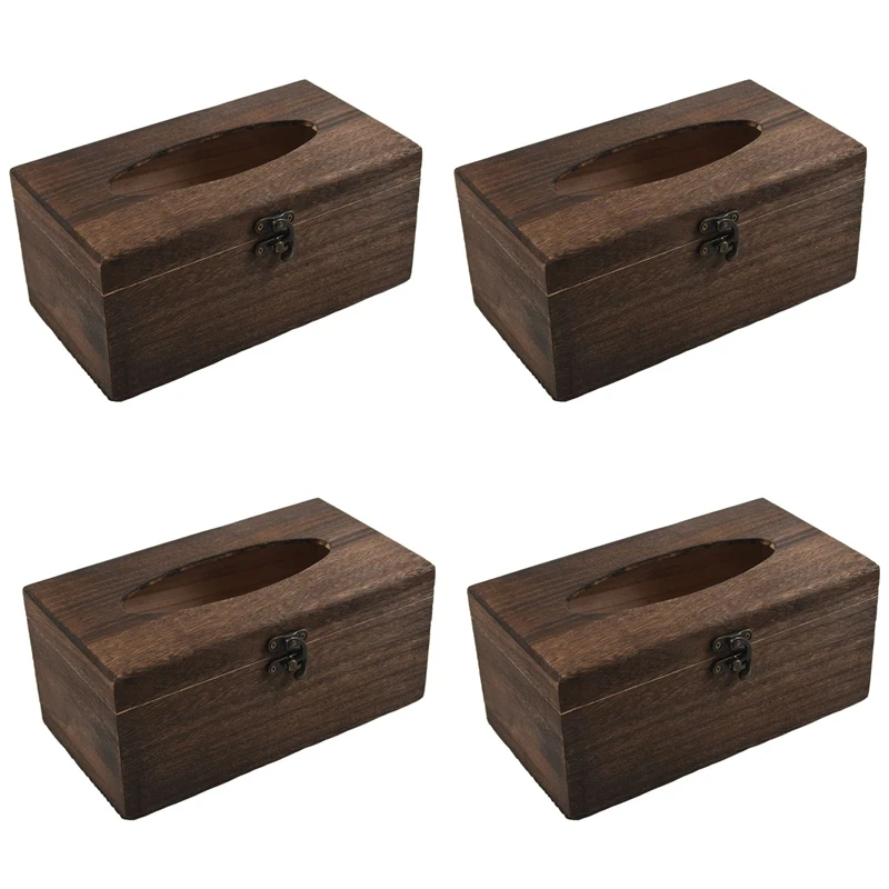 Полезная деревянная ретро-коробка для салфеток, чехол для бумажных салфеток, чехол для домашнего декора автомобиля