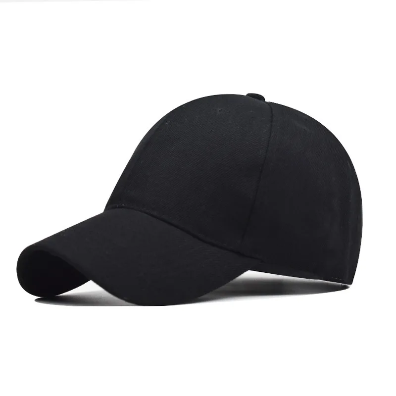 Популярная гладкая пластинчатая однотонная бейсболка для влюбленных с изогнутыми полями, мужская и женская кепка, солнцезащитная шляпа, мужская летняя модная шляпа
