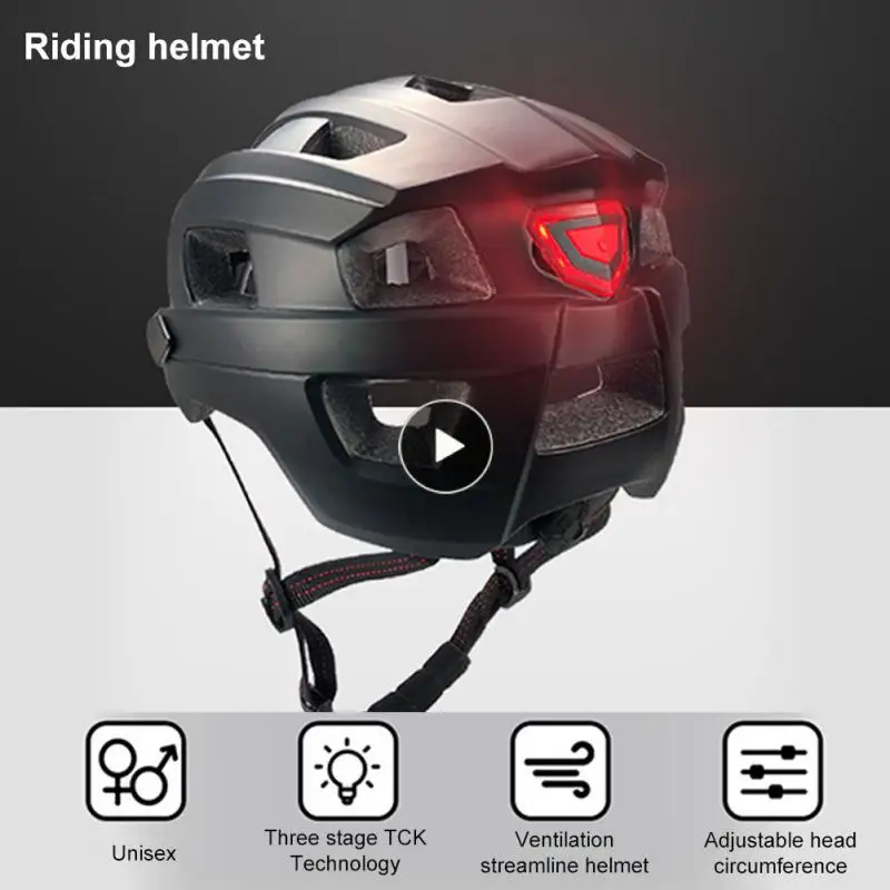 Профессиональный велосипедный шлем Гоночный Шоссейный велосипед MTB Сверхлегкий Противоударный С задними Фонарями Велосипедное снаряжение Велосипедный шлем