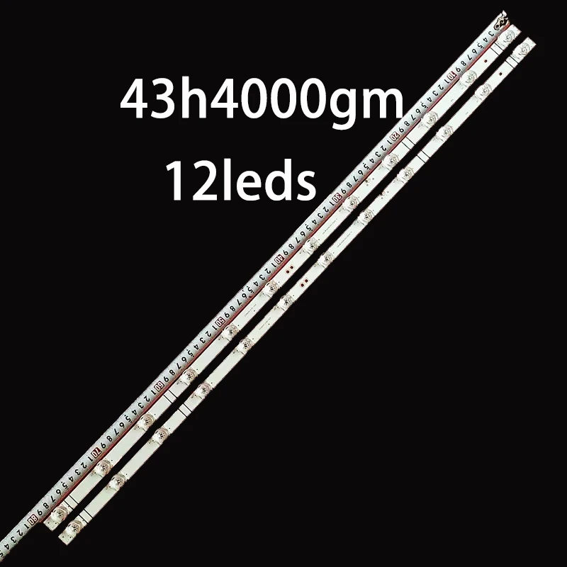 Светодиодная лента подсветки 12 Ламп для 43h4000gm JL.D425C1330-003AS-M_V03 CRH-BX43X13030120202BREV1.2 JHD425X1F71-T0L1 202002