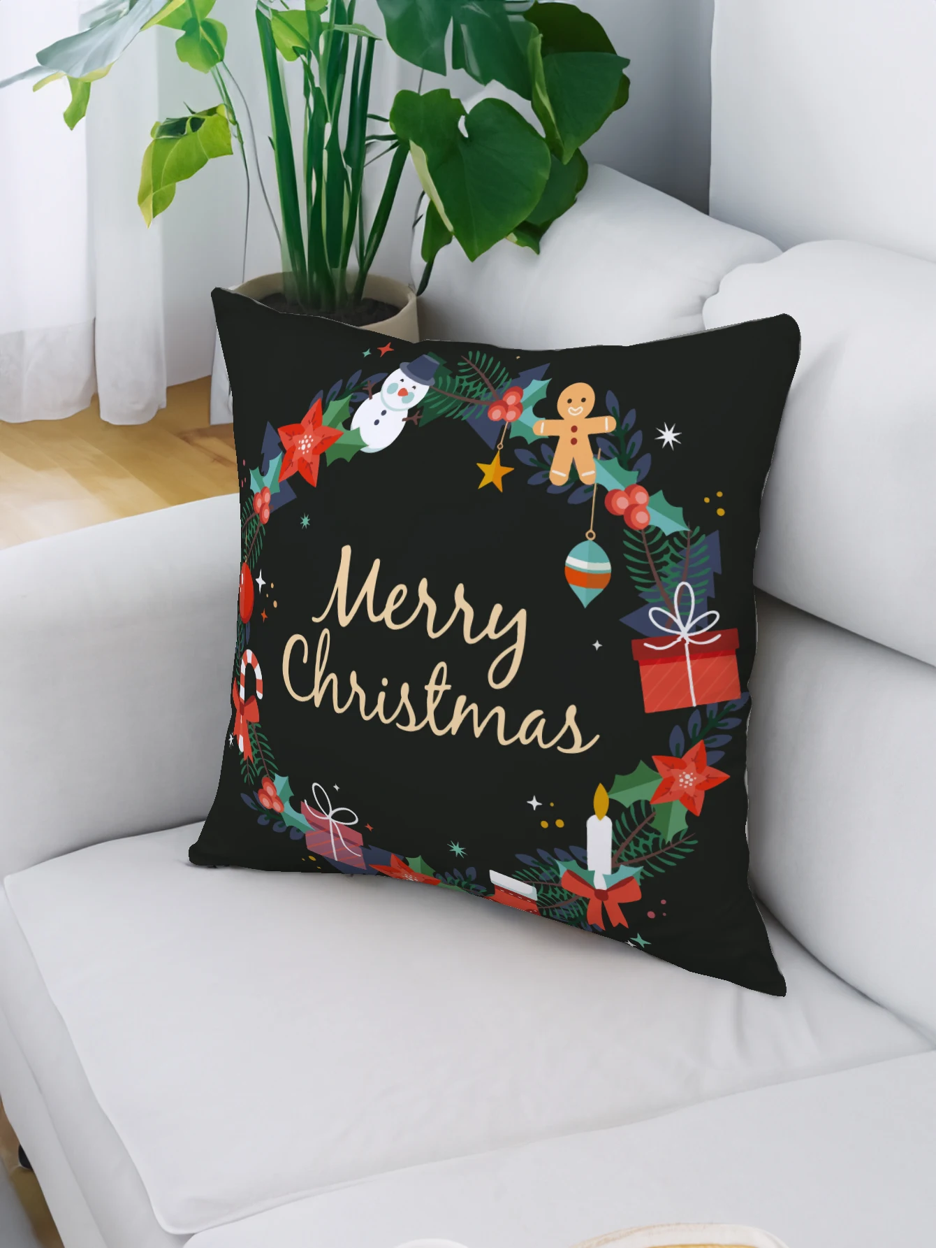 Серия рождественских благословений, наволочка с Рождественским письмом, наволочка для дивана, спальни, гостиной, украшения для рукоделия